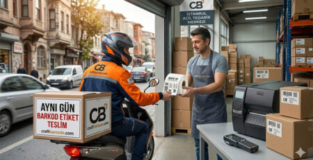 Aynı gün barkod etiket teslim