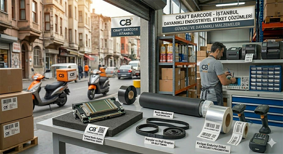 Dayanıklı Endüstriyel Etiket
