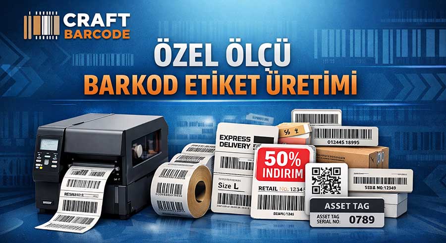 Özel Ölçü Barkod Etiket Üretimi