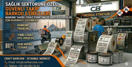 Sağlık Sektörü Barkod Etiket