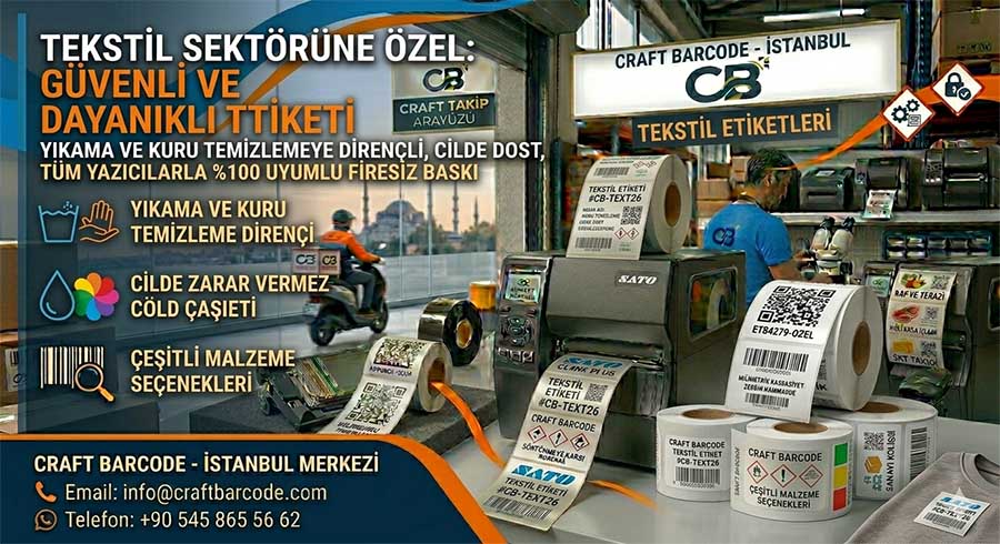 Tekstil Barkod Etiketi