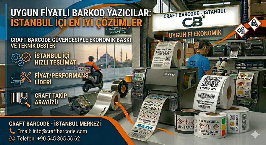 Uygun Fiyatlı Barkod Yazıcı İstanbul
