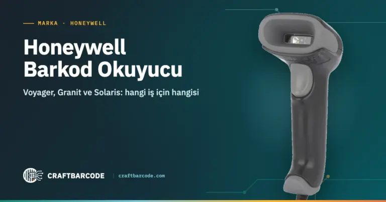 Honeywell Barkod Okuyucu: Voyager, Granit ve Solaris