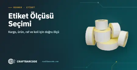 Etiket Ölçüsü Seçimi — Kargo, ürün, raf ve koli için doğru ölçü