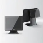Posbank APEXA X-1500R Çift Ekranlı Dokunmatik POS Bilgisayar (Intel N97, 8 GB / 128 GB)