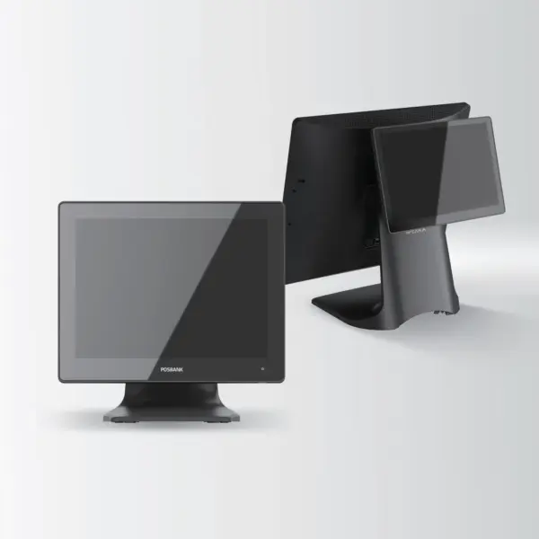 Posbank APEXA X-1500R Çift Ekranlı Dokunmatik POS Bilgisayar (Intel N97, 8 GB / 128 GB)