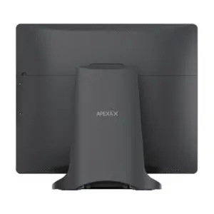Posbank APEXA X-1500R Çift Ekranlı Dokunmatik POS Bilgisayar (Intel N97, 8 GB / 128 GB) - arkadan