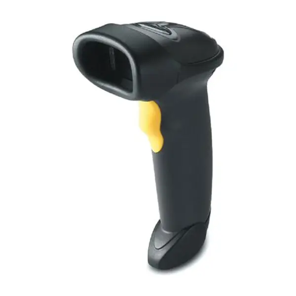 Zebra LS2208 Lazer Kablolu Barkod Okuyucu (1D, USB, Standlı Kit) - farklı açı